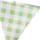 Load image into Gallery viewer, Green Gingham Bunting - 350cm

