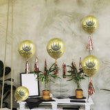Load image into Gallery viewer, 8 Pack Gold Ramadan Karen Balloons - 30cm
