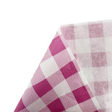 Load image into Gallery viewer, Pink Gingham Paper Table Cover - 180cm x 120cm
