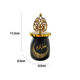 Load image into Gallery viewer, Gold &amp; Black Ramadan Kareem Candle - 11.5cm x 6.5cm x 6.5cm
