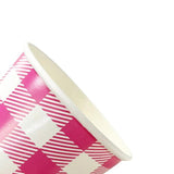 Load image into Gallery viewer, 10 Pack Pink Gingham Paper Tub - 473ml
