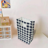 Load image into Gallery viewer, 6 Pack Blue Gingham Paper Bag - 12cm x 6cm x 18.5cm
