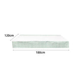 Load image into Gallery viewer, Green Gingham Paper Table Cover - 180cm x 120cm
