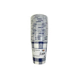 Load image into Gallery viewer, 20 Pack Blue Gingham Paper Cup - 266ml
