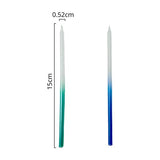 Load image into Gallery viewer, 12 Pack Blue Gradient Candles - 15cm
