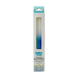 Load image into Gallery viewer, 12 Pack Blue Gradient Candles - 15cm
