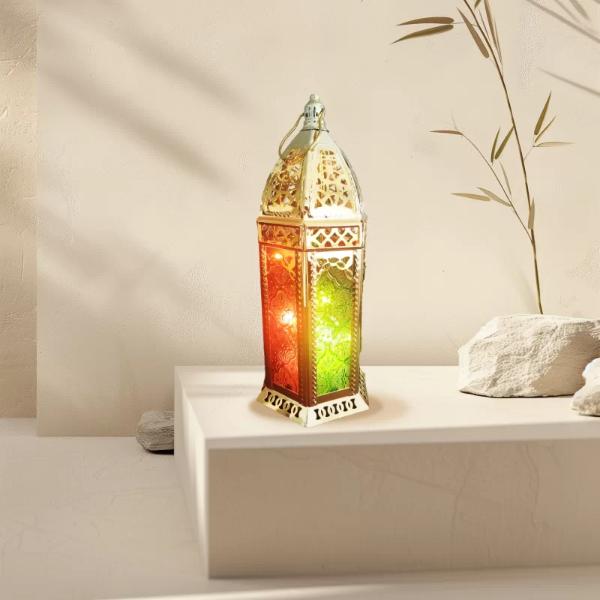 Ramadan Led Musical Lantern - 13.5cm x 29.5cm