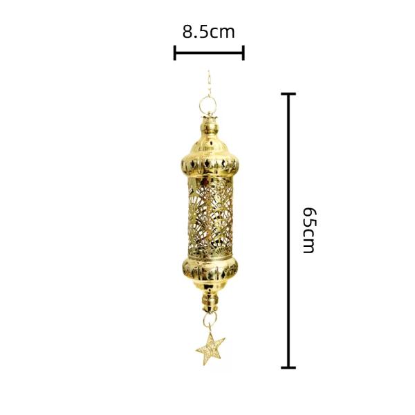 Ramadan Led Musical Hanging Lantern - 8.5cm x 65cm