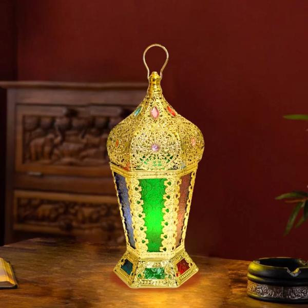 Ramadan Led Musical Lantern - 14cm x 16cm x 33cm