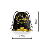 Load image into Gallery viewer, Ramadan Kareem Black Bag - 27cm x 32cm
