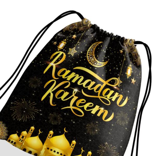 Ramadan Kareem Black Bag - 27cm x 32cm