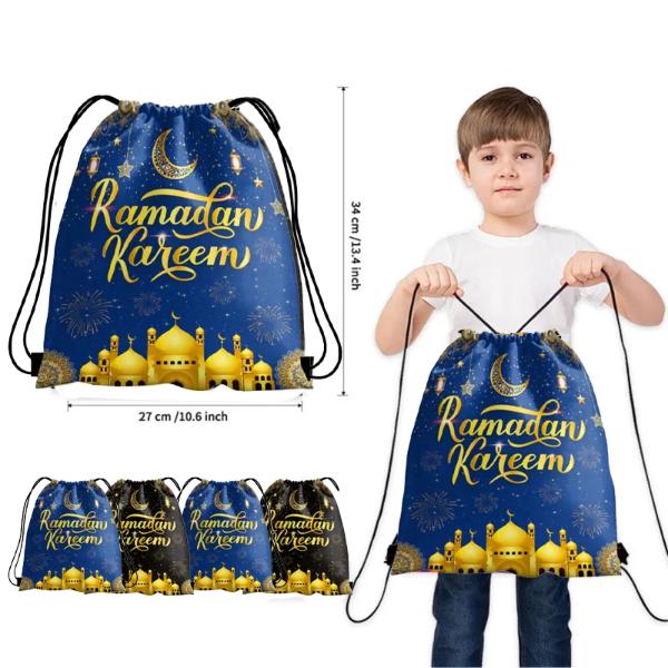 Ramadan Kareem Blue Bag - 24cm x 34cm