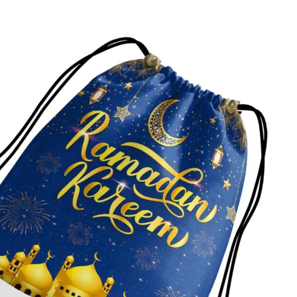 Ramadan Kareem Blue Bag - 24cm x 34cm