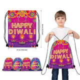 Load image into Gallery viewer, Happy Diwali Backpack - 34cm x 27cm
