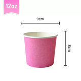 Load image into Gallery viewer, 24 Pack Pink Paper Tubs - 12oz
