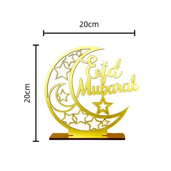 Eid Mubarak Table Centrepiece - 20cm