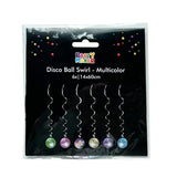 Load image into Gallery viewer, 6 Pack Multicolour Disco Ball Swirls
