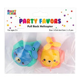 Load image into Gallery viewer, 2 Pack Pull Back Helicopter Party Favour
