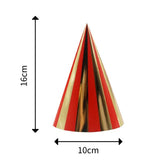 Load image into Gallery viewer, 6 Pack Red Gingham Paper Hat
