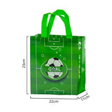 Load image into Gallery viewer, Green Soccer Gift Bag - 22cm x 11cm x 23cm
