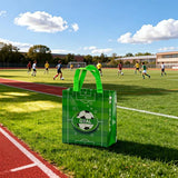 Load image into Gallery viewer, Green Soccer Gift Bag - 22cm x 11cm x 23cm
