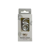 Load image into Gallery viewer, Metallic Silver Number 6 Candle Cake Topper - 3.8cm x 6cm
