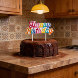 Load image into Gallery viewer, Happy Birthday Cake Topper Candle - 11.5cm x 5.5cm
