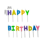 Load image into Gallery viewer, Pastel Happy Birthday Candle Set
