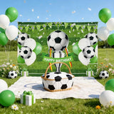 Load image into Gallery viewer, Football Happy Birthday Backdrop - 150cm x 100cm
