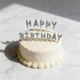 Load image into Gallery viewer, Silver Happy Birthday Candles Pack
