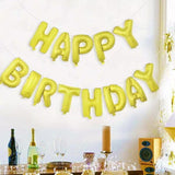Load image into Gallery viewer, HAPPY BIRTHDAY LASER GOLD FOIL BALLOON
