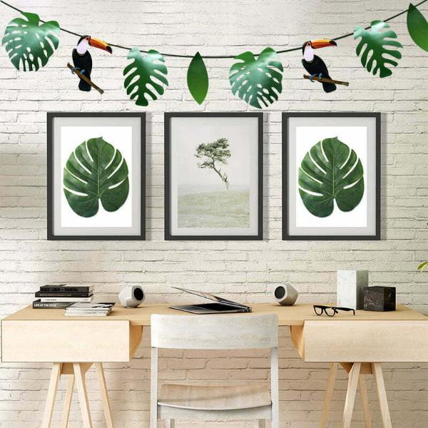 Green Palm Leaf Garland