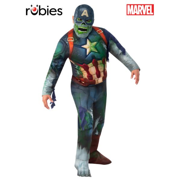 Deluxe Captain America Zombie Teen Costume