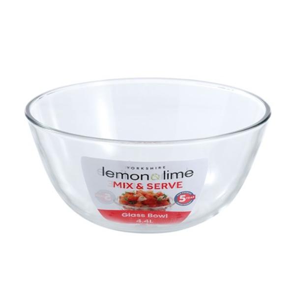 4.4L Yorkshire Glass Mixing Bowl - 27cm
