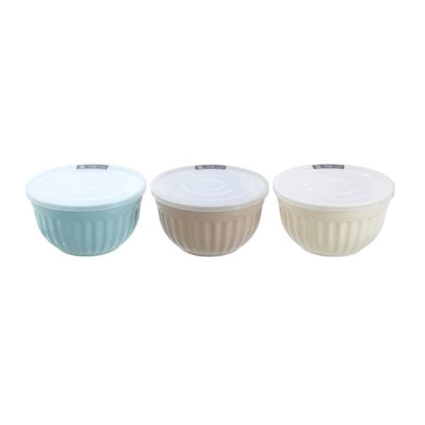 3L Lidded Salad Bowl - Assorted