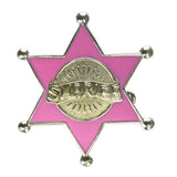 Load image into Gallery viewer, Pink Cowgirl Sheriff Badge
