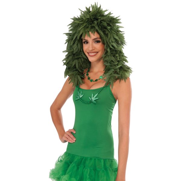 Cannabis Leaf Wig