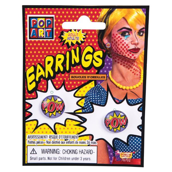Pop Art Pow Earrings