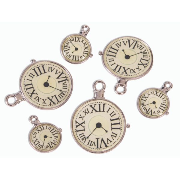 Steampunk Clock Charms