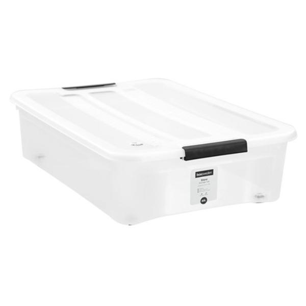 40L Slow Storage Container With Wheels - 67x48.5x17.5cm
