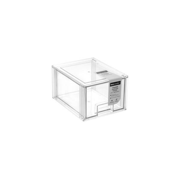 2.5L Crystal Stackable Drawer - 19x15x11cm