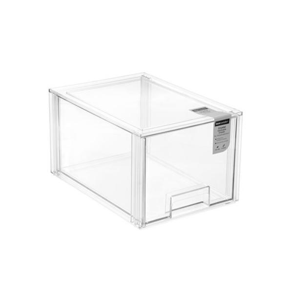 16L Crystal Stackable Drawer - 35.5x25.5x20.5cm