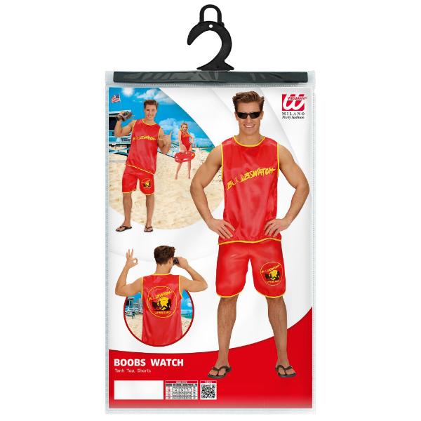 Mens Boobs Watch Costume Set