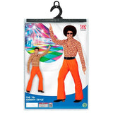 Load image into Gallery viewer, The 70s Groovy Style Oragne Pants - Small - Medium
