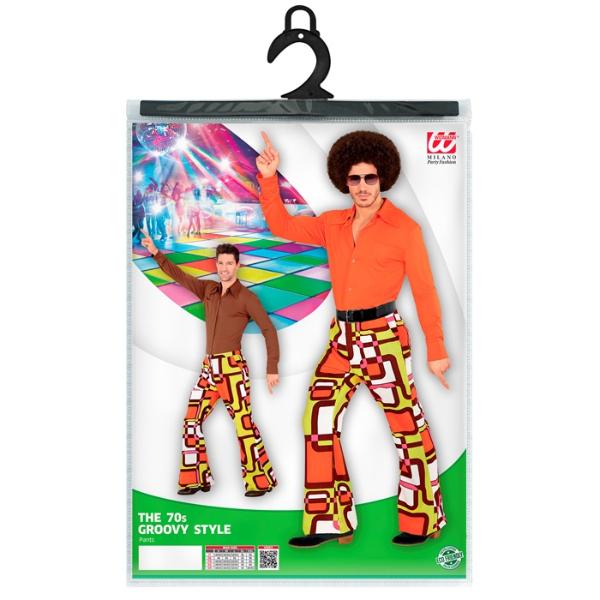 The 70s Groovy Style Tubes Pants - Large - X Large