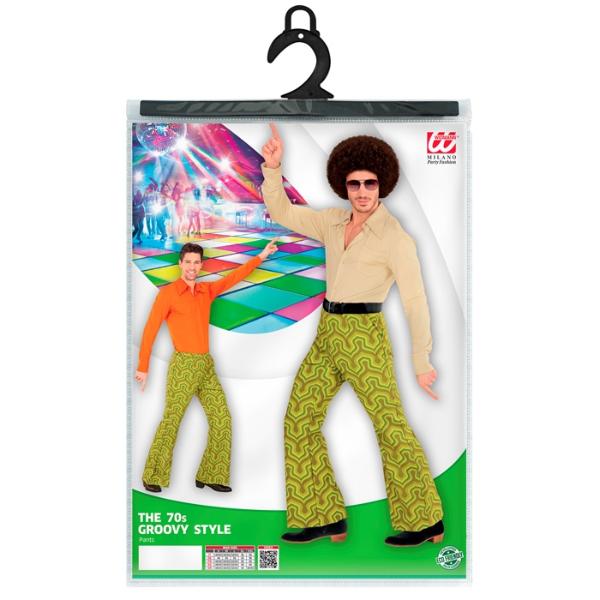 The 70s Groovy Style Wallpaper Pants - Small - Medium