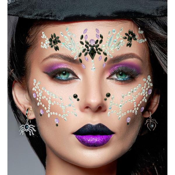 Black Widow Face Jewels