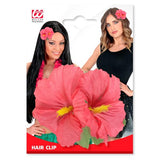Load image into Gallery viewer, 2 Pack Pink Hibiscus Flowers Hair Clip
