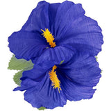 Load image into Gallery viewer, 2 Pack Blue Hibiscus Flowers Hair Clip
