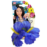 Load image into Gallery viewer, 2 Pack Blue Hibiscus Flowers Hair Clip
